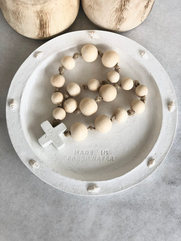christmas tree garland round bead