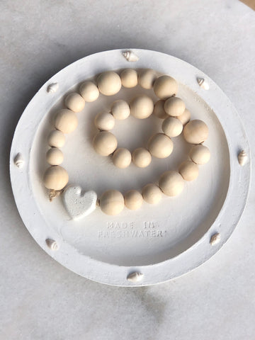 christmas tree garland round bead