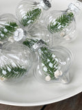 Chrissy shell onion baubles