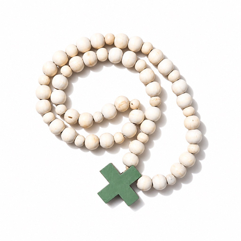 peace beads olive