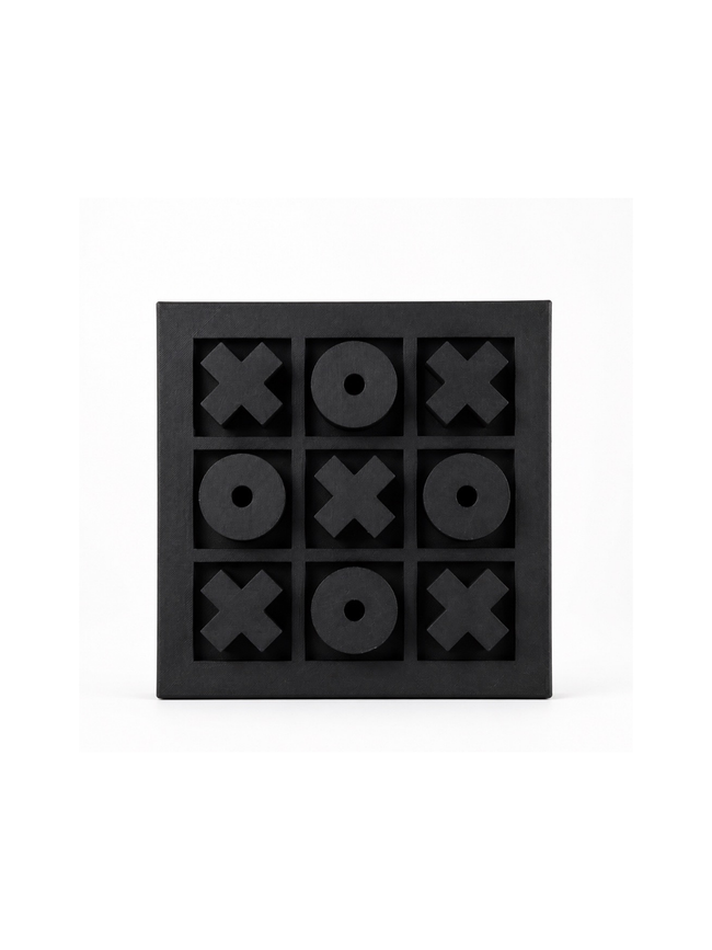 All Black O and X's