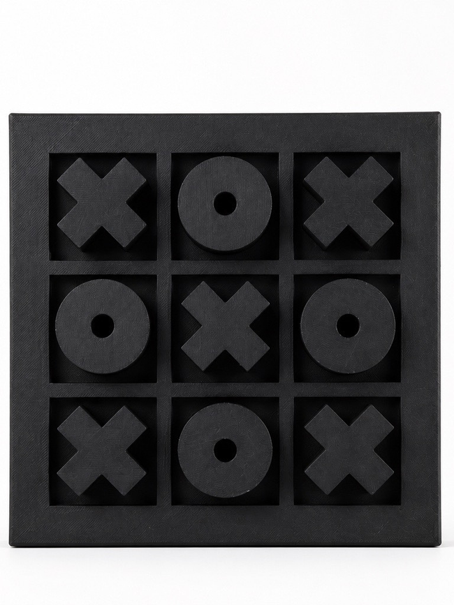 All Black O and X's