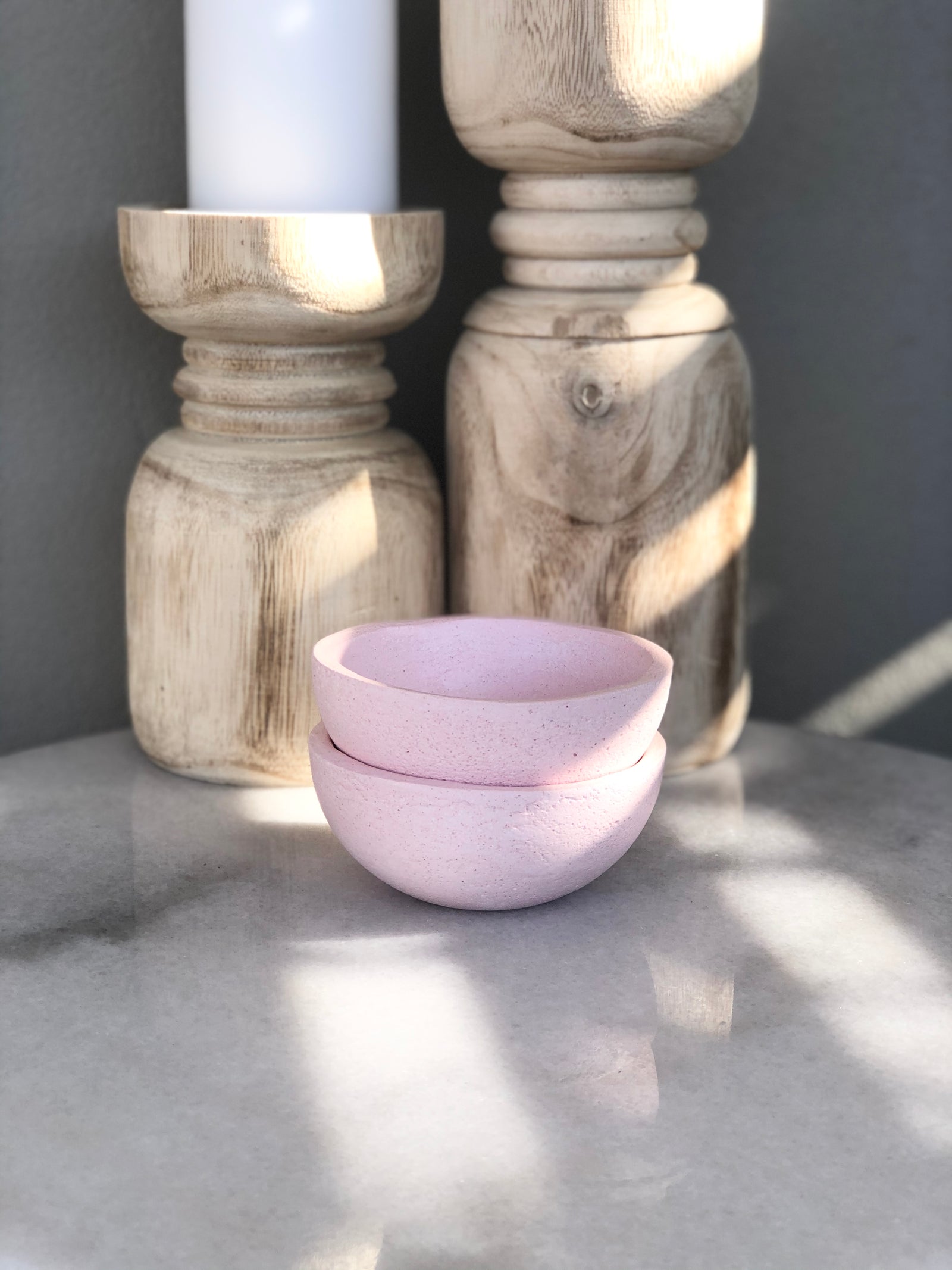 daisy bowl pink