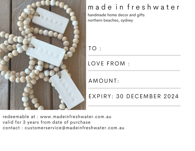 made in freshwater online gift cards