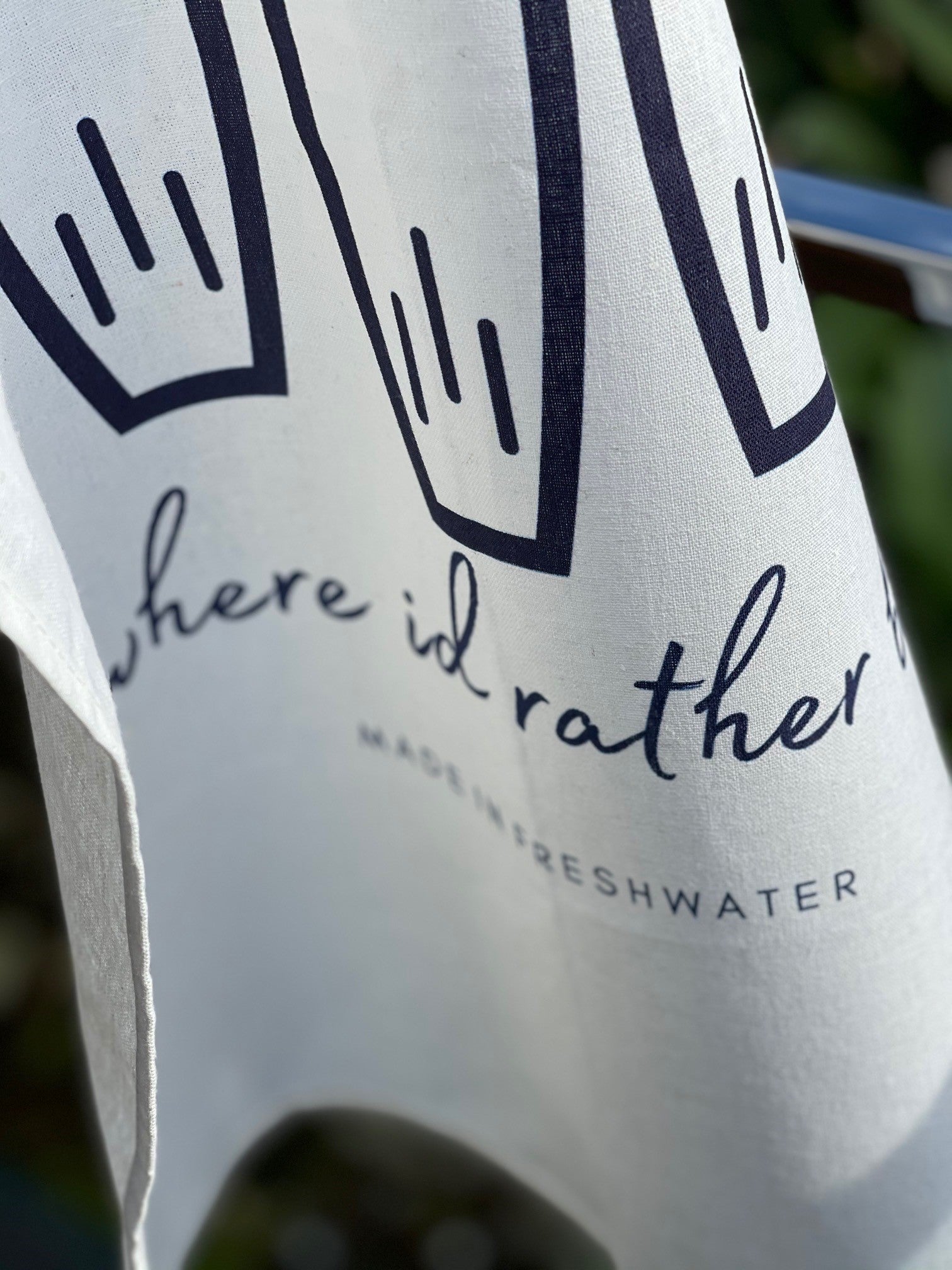 made in freshwater tea towels