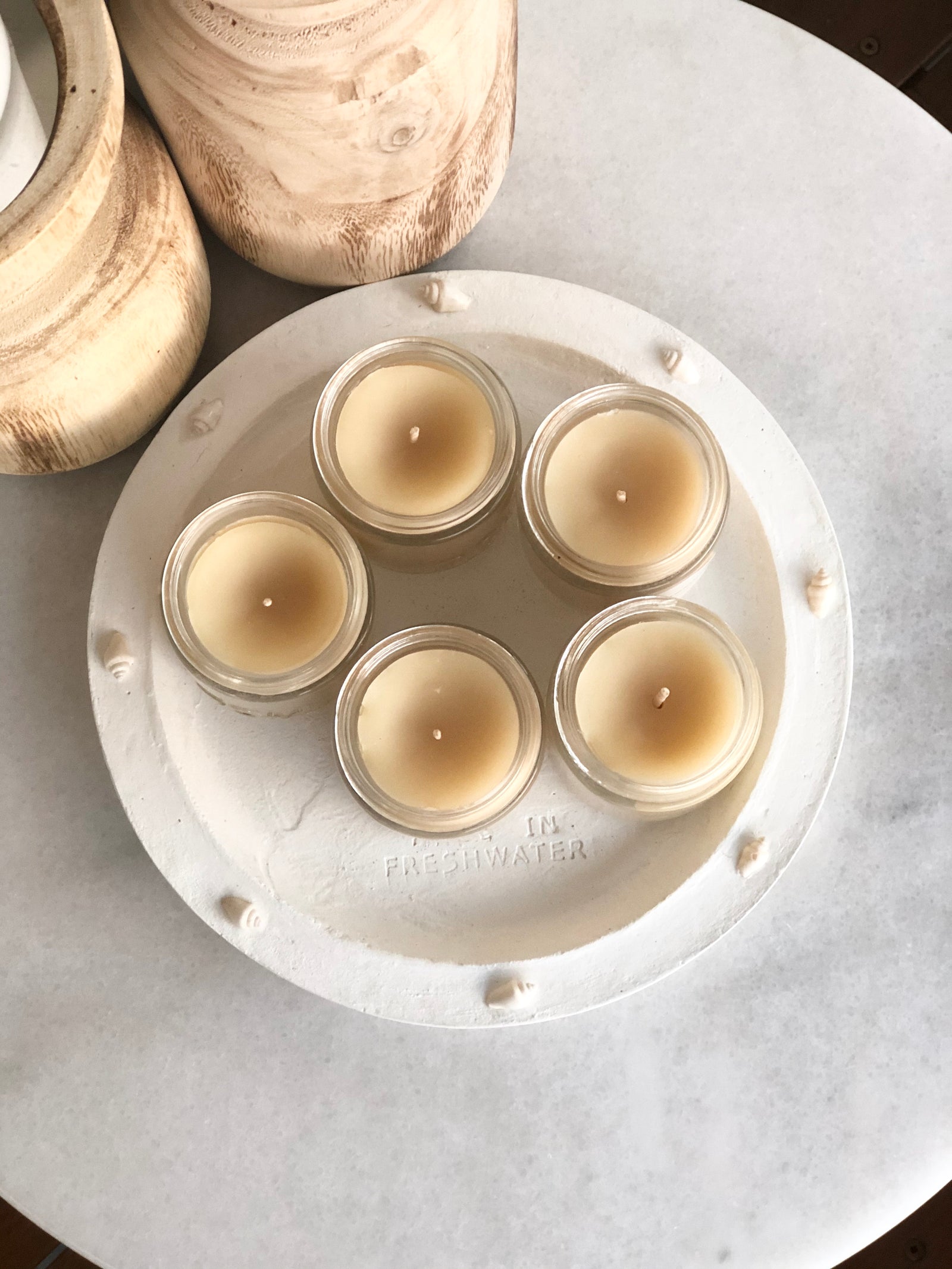 benny beeswax votives